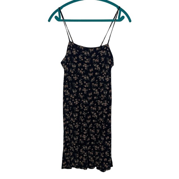 American Eagle Outfitters Dresses & Skirts - American Eagle Outfitters Black, Pink & Green Spaghetti Strap Floral Mini Dress